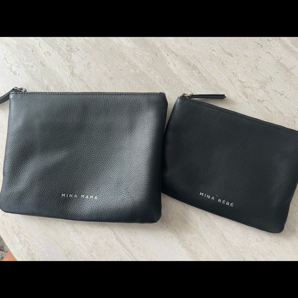 Mina Baie Leather Pouches